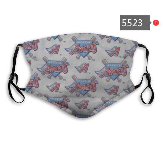 2020 MLB Los Angeles Angels #3 Dust mask with filter->mlb dust mask->Sports Accessory